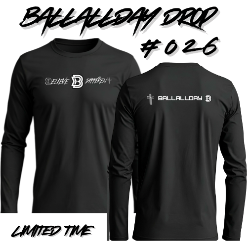 Ballallday Drop #026 Long Sleeve Performance Shirt